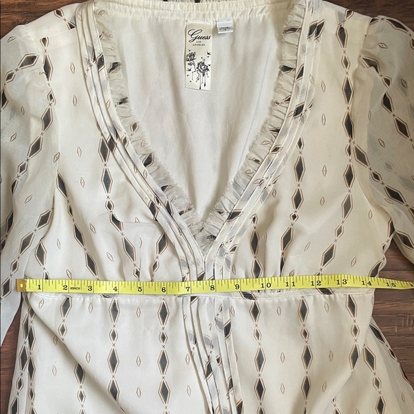 Guess White and Black Patterned Mini Dress - Picture 9 of 11